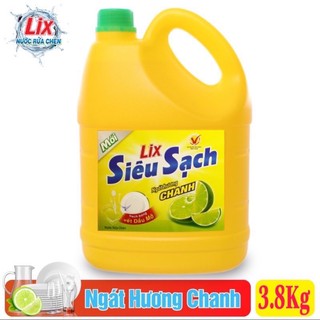 Nước rửa chén lix siêu sạch 3.8kg