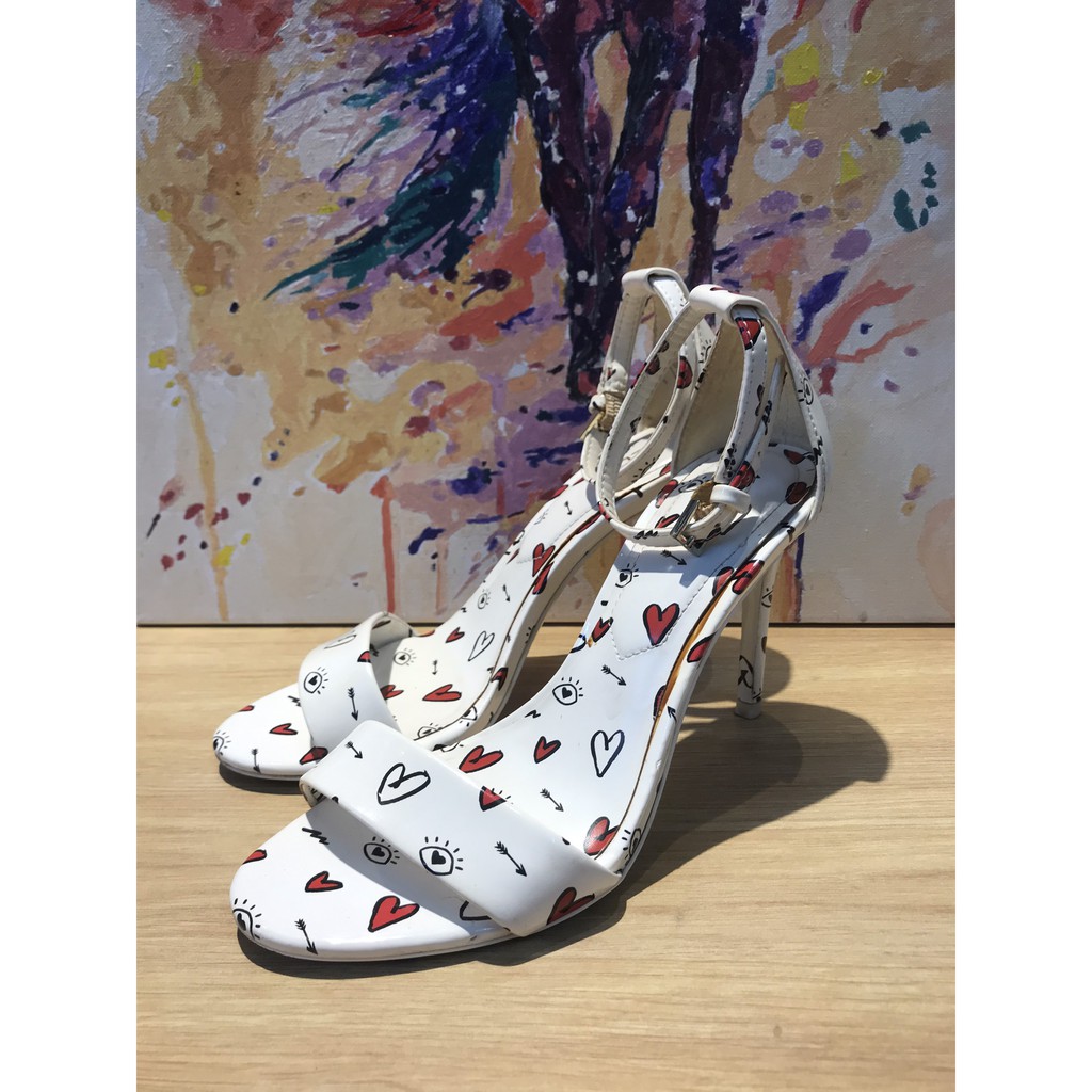 Giày Aldo “Aldo Cally Heart Print Heels”