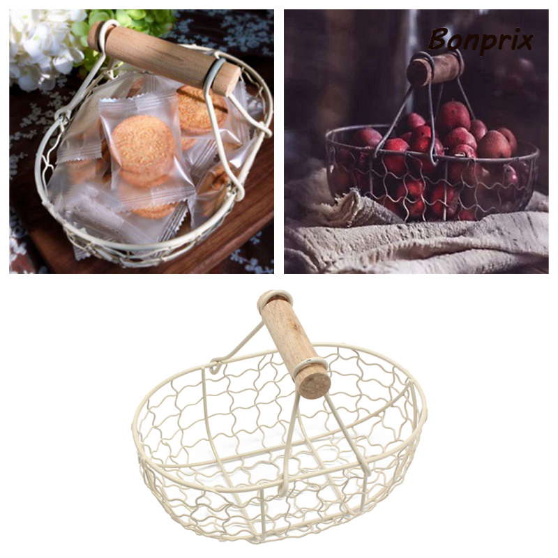 Rổ Kim Loại Đựng Trái Cây / Bánh Mì / Rau Củ