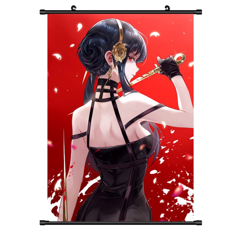 Poster Dán Tường Trang Trí In Hình Nhân Vật Anime Spy X Family Phong Cách Vintage