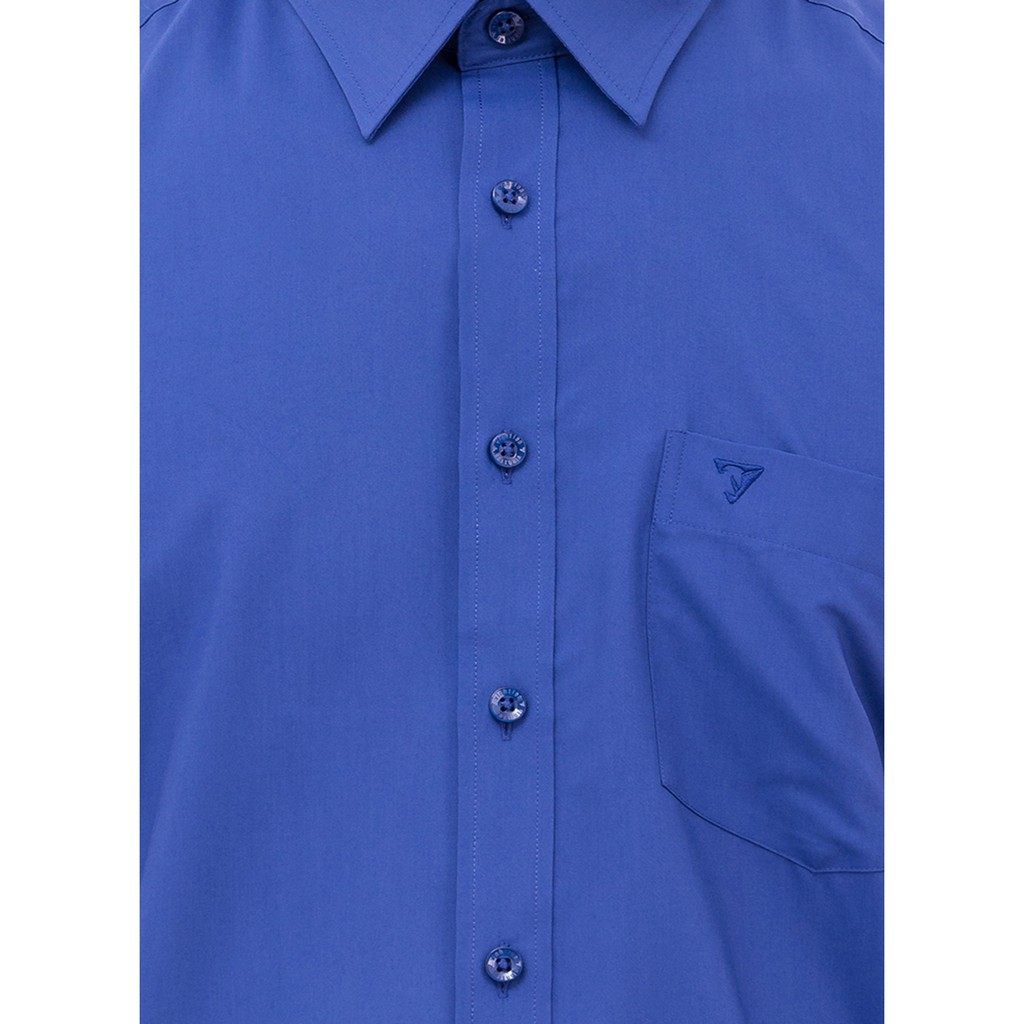 Áo sơ mi nam tay dài vạt bầu Slim Fit Vĩnh Tiến 330 - xanh than