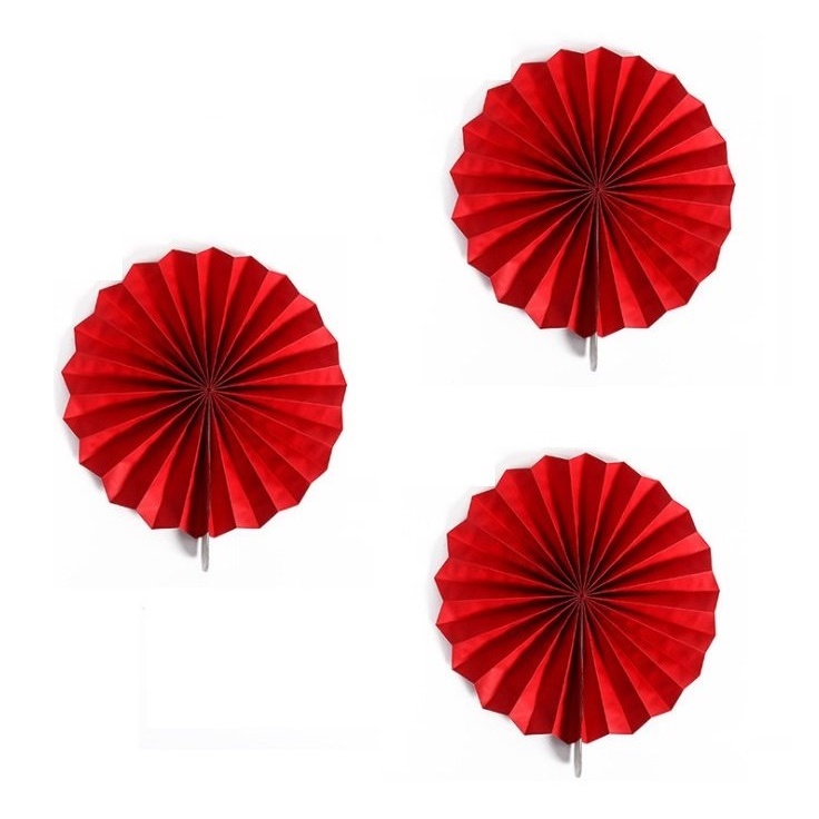Set 3 Rẻ Quạt Làm Oản Trang Trí Tết, Cưới Hỏi Siêu Đẹp