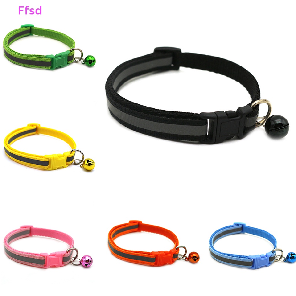 {Ffsd} Vòng Cổ Nylon Phản Quang Tùy Chỉnh Cá Nhân Dành Cho Thú Cưng