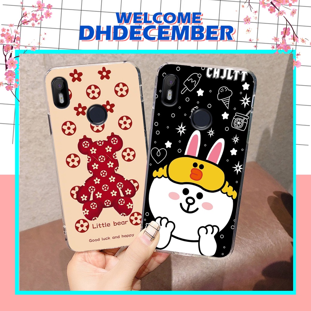 Ốp lưng Vsmart JOY 1 in hình gấu K@ws, gấu nâu, dor@emon RẺ- ĐẸP- BỀN