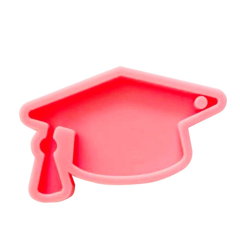 ✿ Khuôn Silicone Làm Mặt Dây Chuyền Hình Nón Tốt Nghiệp DIY