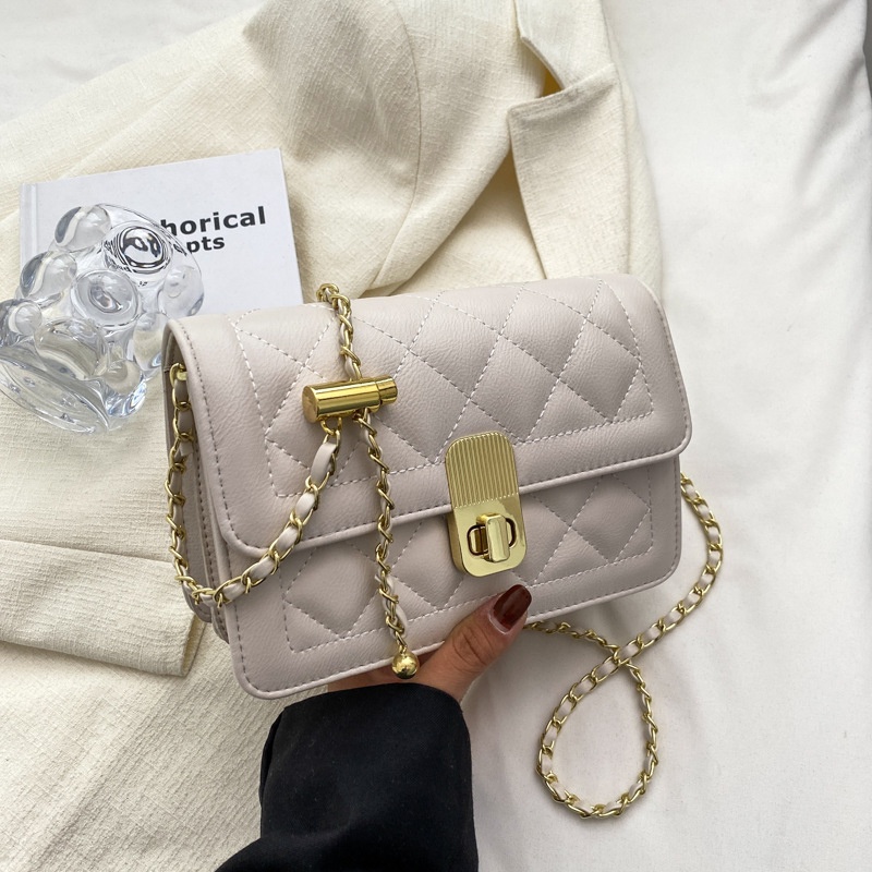 Túi Đeo Chéo Dây Xích Dáng Vuông Nhỏ Chất Lượng Cao Thời Trang Cho Nữ