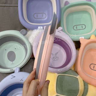 Chậu rửa mặt gập gọn cho bé