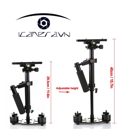 STEADY CAM ỔN ĐỊNH CAMERA, MÁY QUAY THIẾT BỊ CHUYÊN NGHIỆP S40 Steadicam