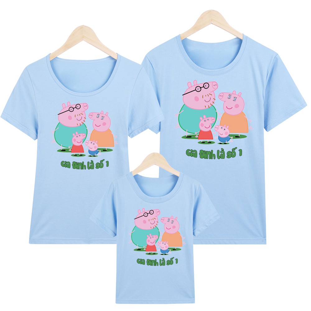 Áo Thun Gia Đình PEPPA PIG M06-Thương Hiệu YANO