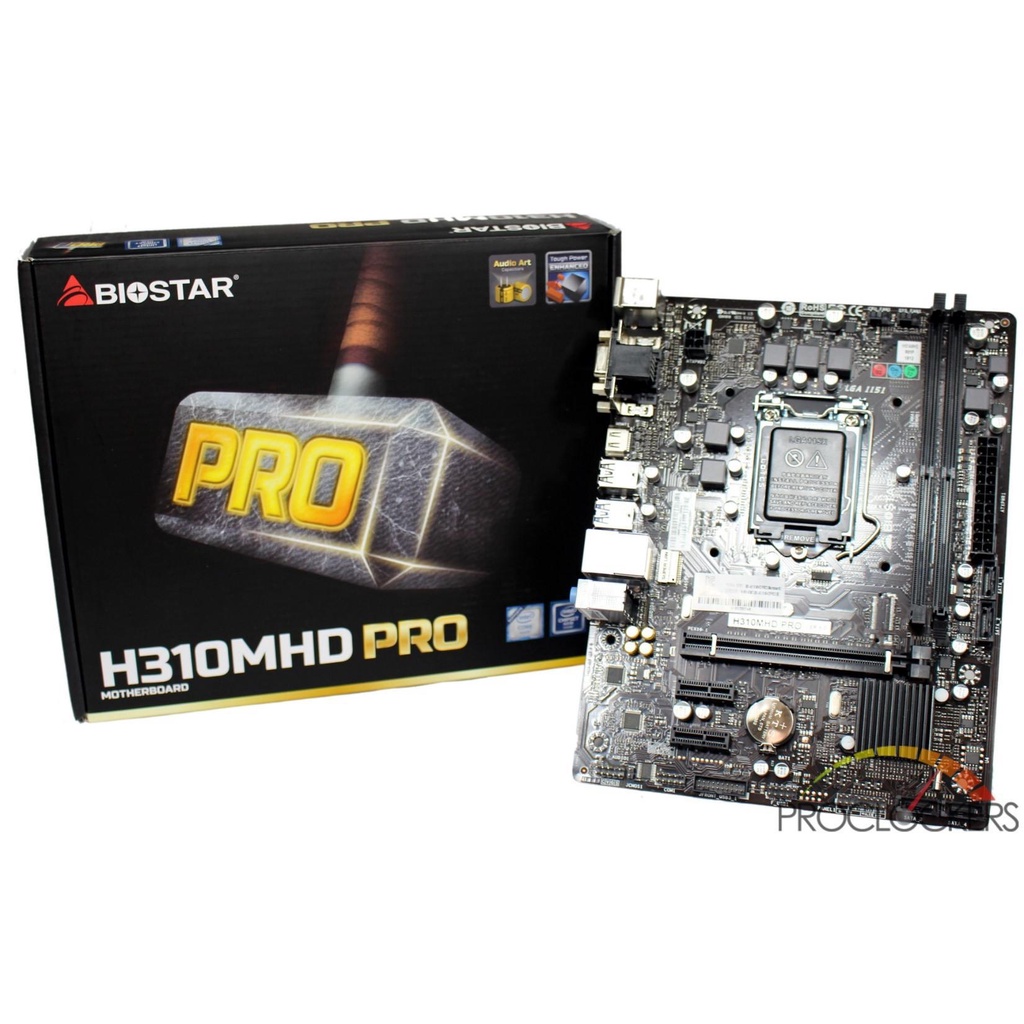 Chặn main BioStar H310MHD PRO dùng nắp sau thùng máy