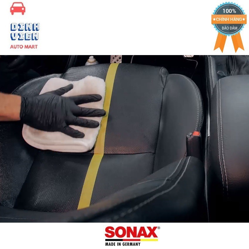 Chai Xịt Bảo Dưỡng Da Dạng Bọt Sonax Profiline Leather care foam 289300 cho da mềm mại mà không bị trơn trượt,sạch mới .