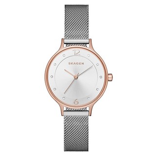 Đồng hồ nữ skagen dây lưới bạc skw1069 30mm chính hãng