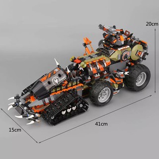 Hàng đặt - LEGO Ninjago 70654 - Pháo Đài Di Động Dieselnaut
