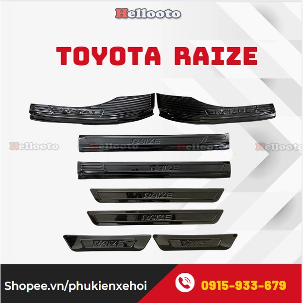 Phụ kiện ô tô xe Toyota Raize 2021 2022 cao cấp, phụ kiện trang trí cho xe Toyota Raize Mới, Đầy Đủ Nhất