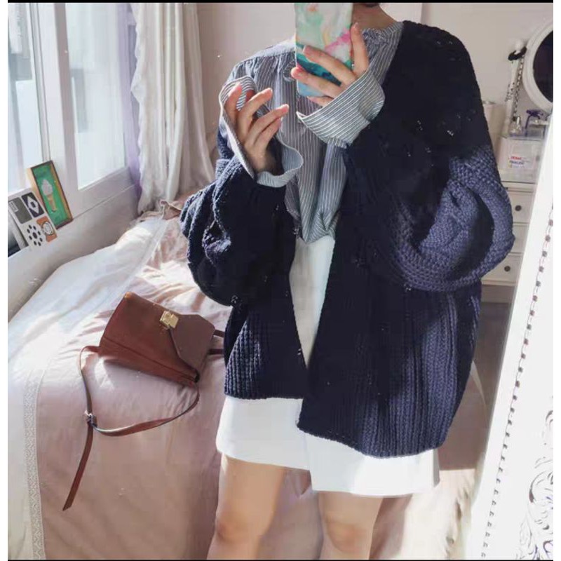 (order) áo khoác len cardigan QC 5 màu cực xinh | BigBuy360 - bigbuy360.vn
