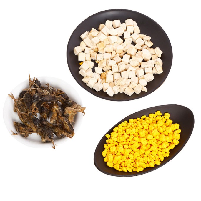 Thức ăn thịt cá sấy khô cho chó mèo 100g