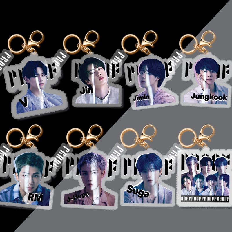 Móc Khóa Nhựa Acrylic In Hình Các Thành Viên Nhóm Nhạc BTS Mới