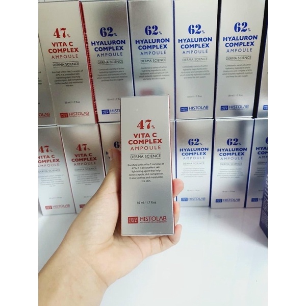 Tinh chất trắng da, mờ thâm nám Vita C 47% Histolab Complex Ampoule Hàn Quốc