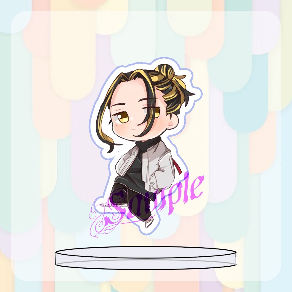 ( MINI ) Mô hình Standee TOKYO REVENGERS KỊCH TRƯỜNG CỦA TAKEMICHI anime chibi mica trưng bày