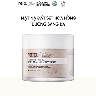 Mặt Nạ Đất Sét Hoa Hồng Se Khít Lỗ Chân Lông, Dưỡng Sáng Và Đều Màu Da RE:P Bio Fresh Mask With Real