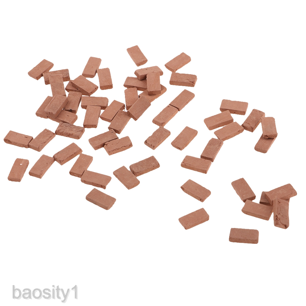 Mô Hình Gạch Đỏ 1.1x0.6cm Tỉ Lệ 1/35