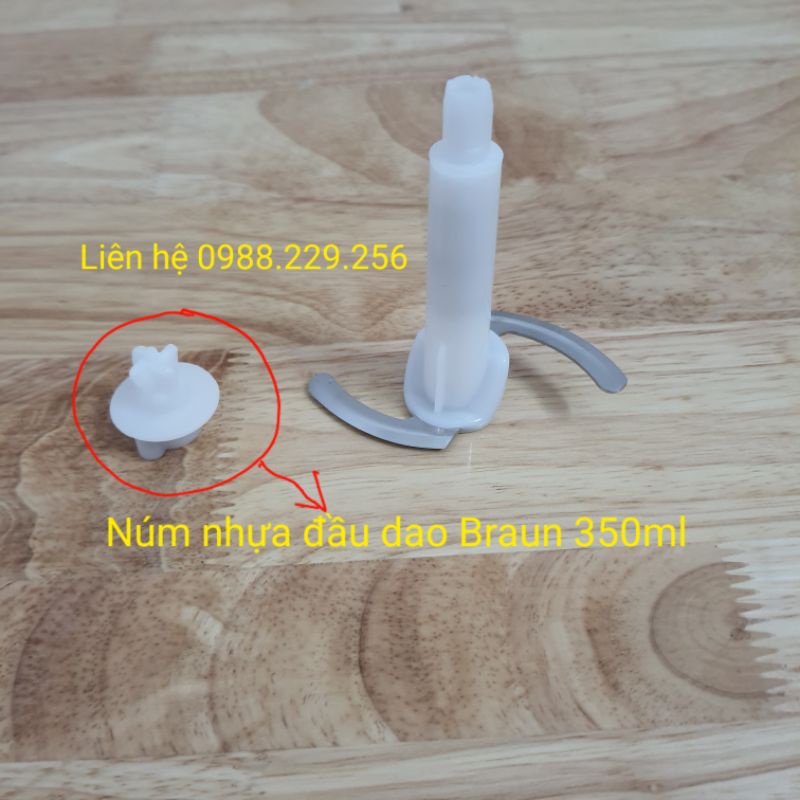 Phụ kiện máy xay cầm tay Braun hoa khế nắp đầu dao khô HC 350ml cho máy xay Braun MQ5245 MQ3045 MQ5045