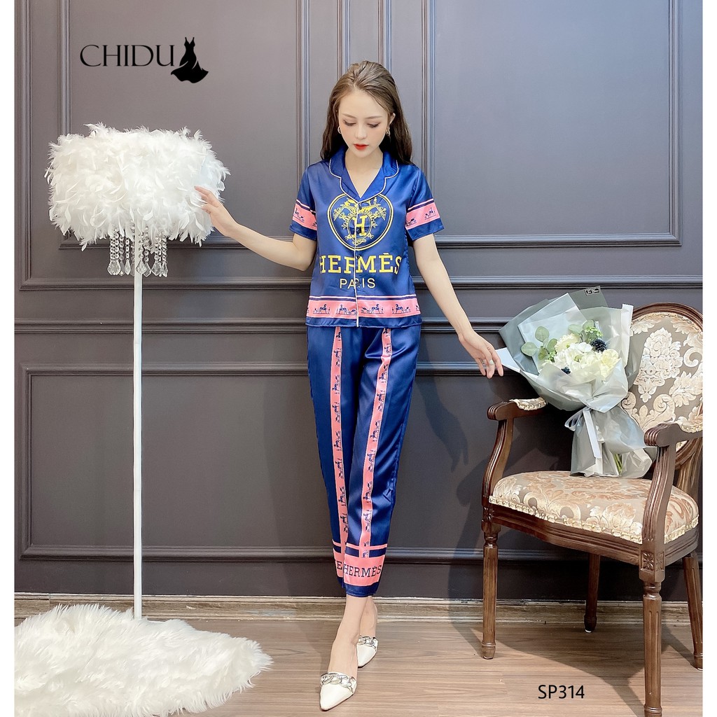 CHIDU Set bộ pijama hoạ tiết dễ thương, set đồ ngủ hoạ tiết nhiều màu SP314 | BigBuy360 - bigbuy360.vn