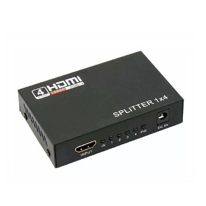 Bộ chia HDMI 1 ra 4 HDMI SPLITTER 1 TO 4 - HDMI 1 ra 4 HDMI