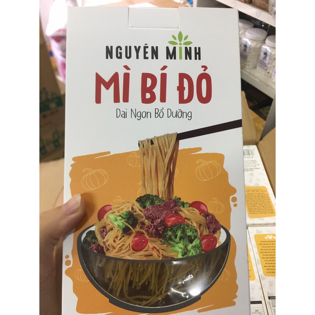 [Combo tiết kiệm] 5 hộp Bún rau củ Nguyên Minh 300gr/Hộp cho bé ăn dặm (khoai lang tím, mè đen, bí đỏ, chùm ngây, củ dền