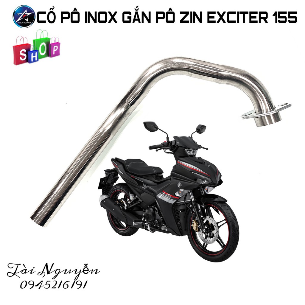 CỔ PÔ INOX 304 CHO EXCITER 155