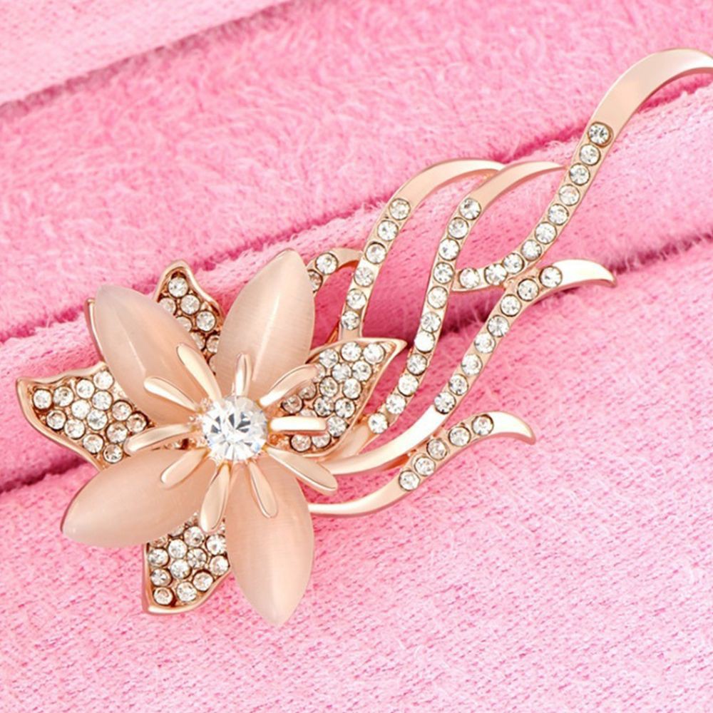 Flower Fashion Crystal Women Bridal Brooch Brooch