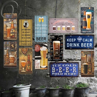 Biển Hiệu Kim Loại Thiếc Trang Trí Quán Cà Phê, Bar, Pub