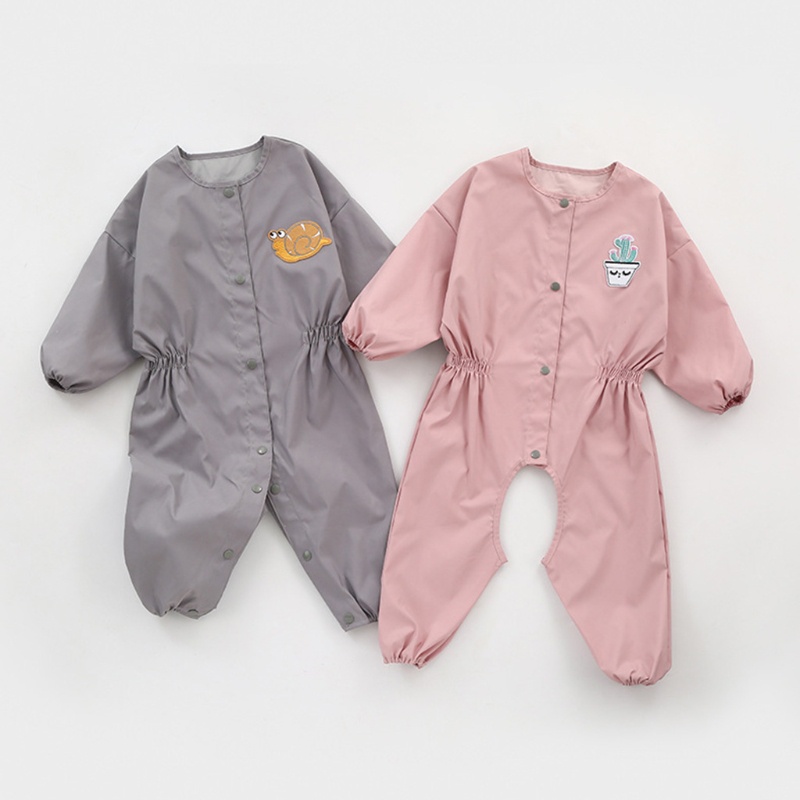 Tạp Dề Vẽ Tranh Nghệ Thuật Dài Tay Chống Nước Cho Bé