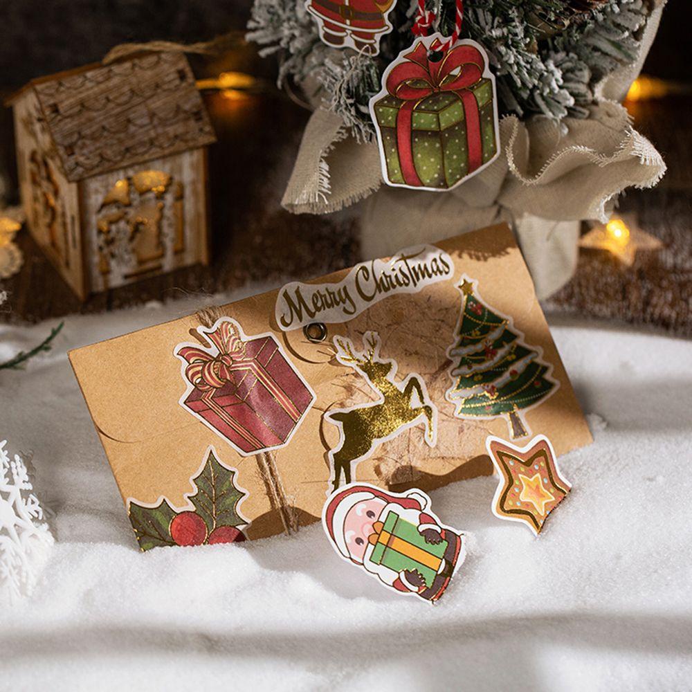 Sticker Dán Trang Trí Sổ Tay DIY Chủ Đề Giáng Sinh