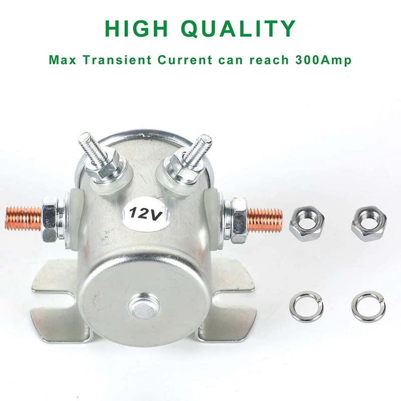 Rơ Le Khởi Động Điện Từ 12V DC Max 300A Cho Xe Golf