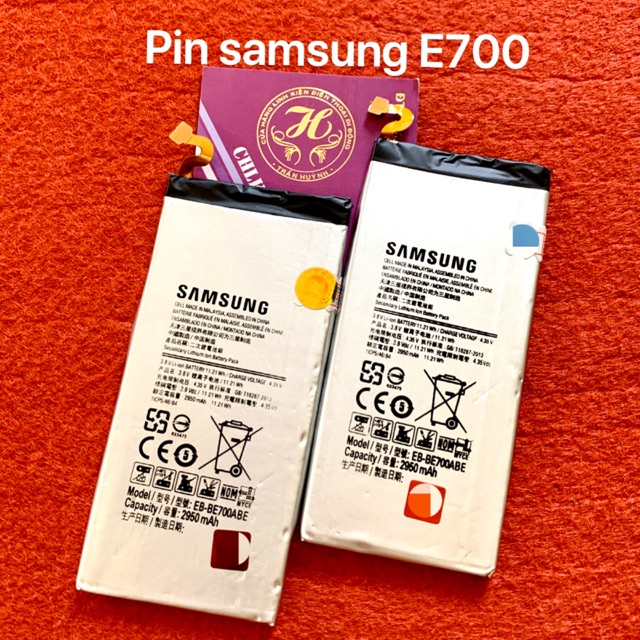 Pin samsung E7 - E700 zin