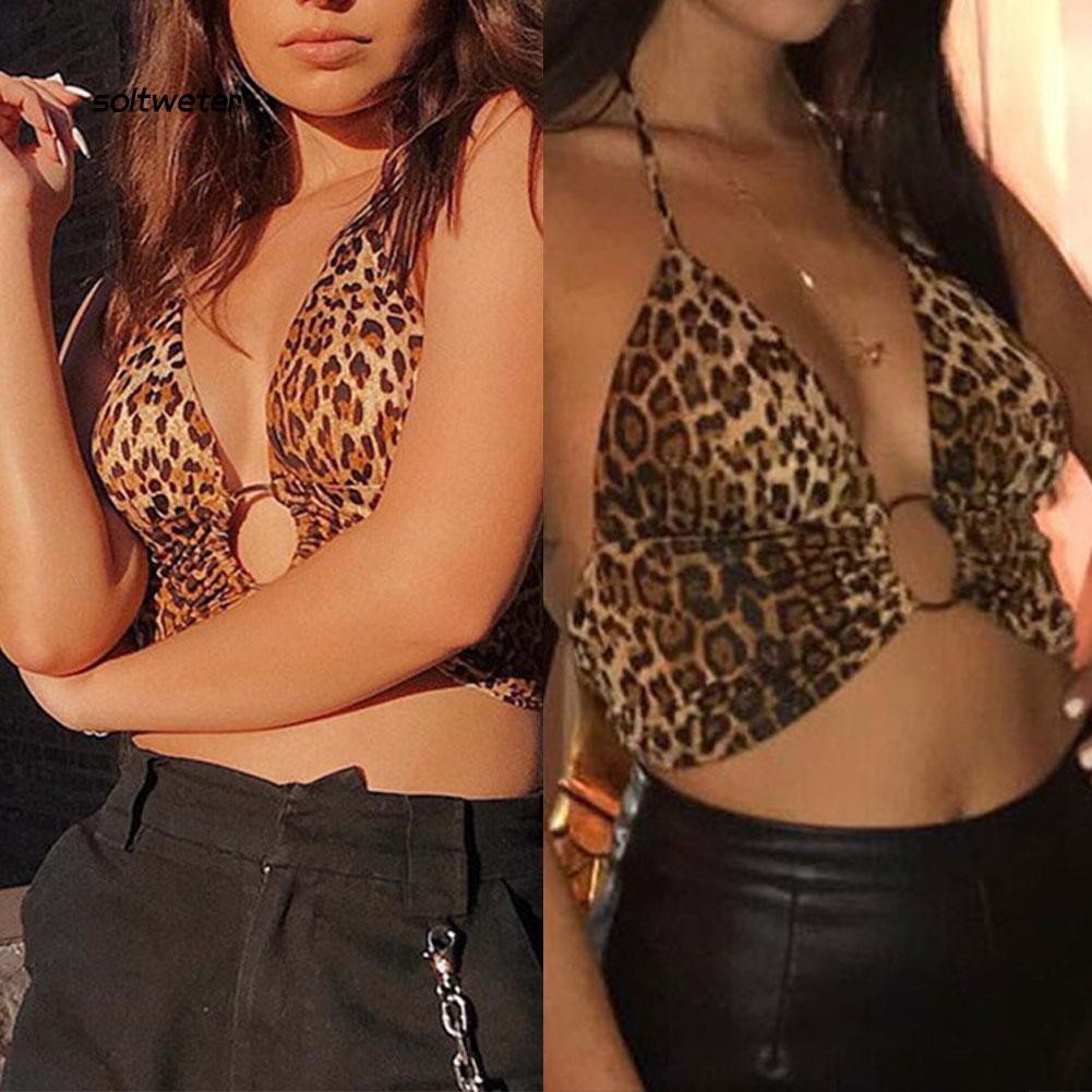 Yếm nịt ngực họa tiết da báo quyến rũ