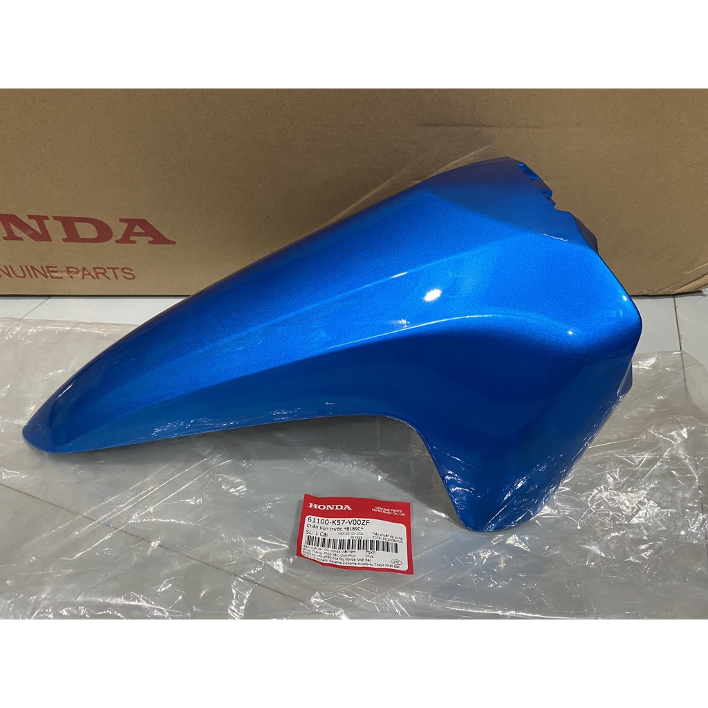 Chắn bùn trước - dè trước HONDA BLADE Số năm 2017-2018-2019 màu Xanh. *B189C* 61100K57V00ZF