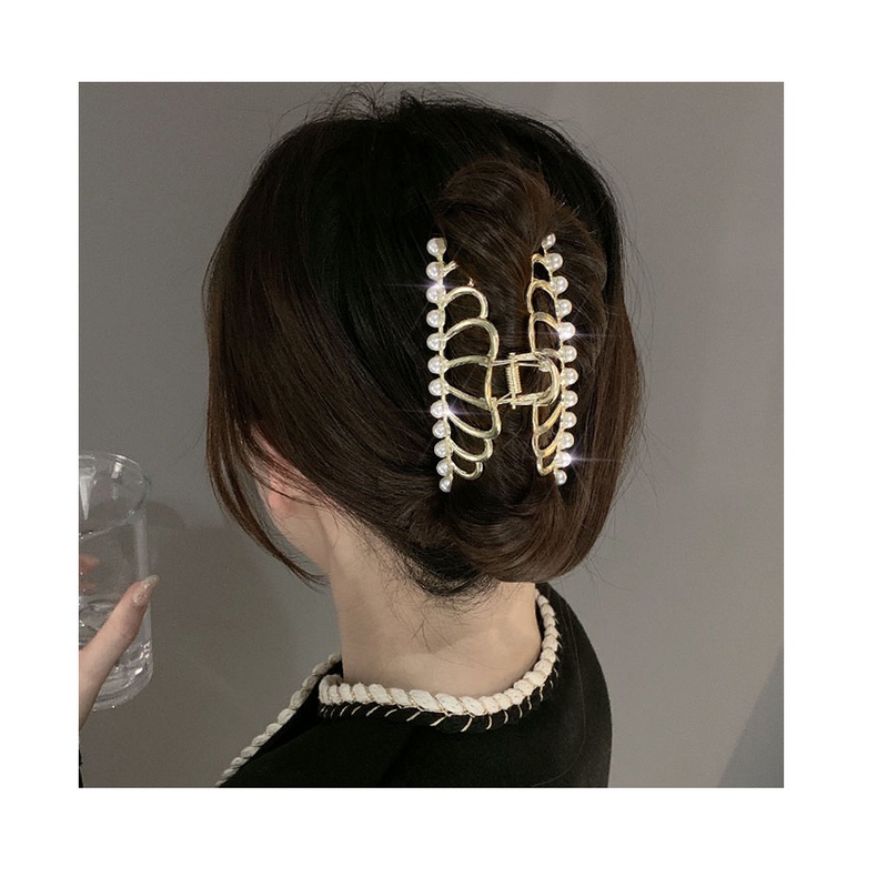 Kẹp càng cua đính đá/ngọc trai giả