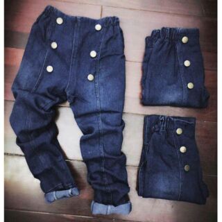 Quần jeans lưng cao 6 nút 16-25kg