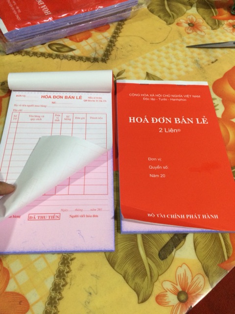 5 quyển hoá đơn bán lẻ 2 liên | BigBuy360 - bigbuy360.vn