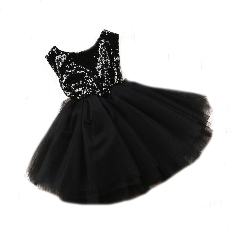 Đầm Công Chúa Không Tay Phối Ren Đính Kim Sa Dành Cho Bé Gái Dự Tiệc Cưới