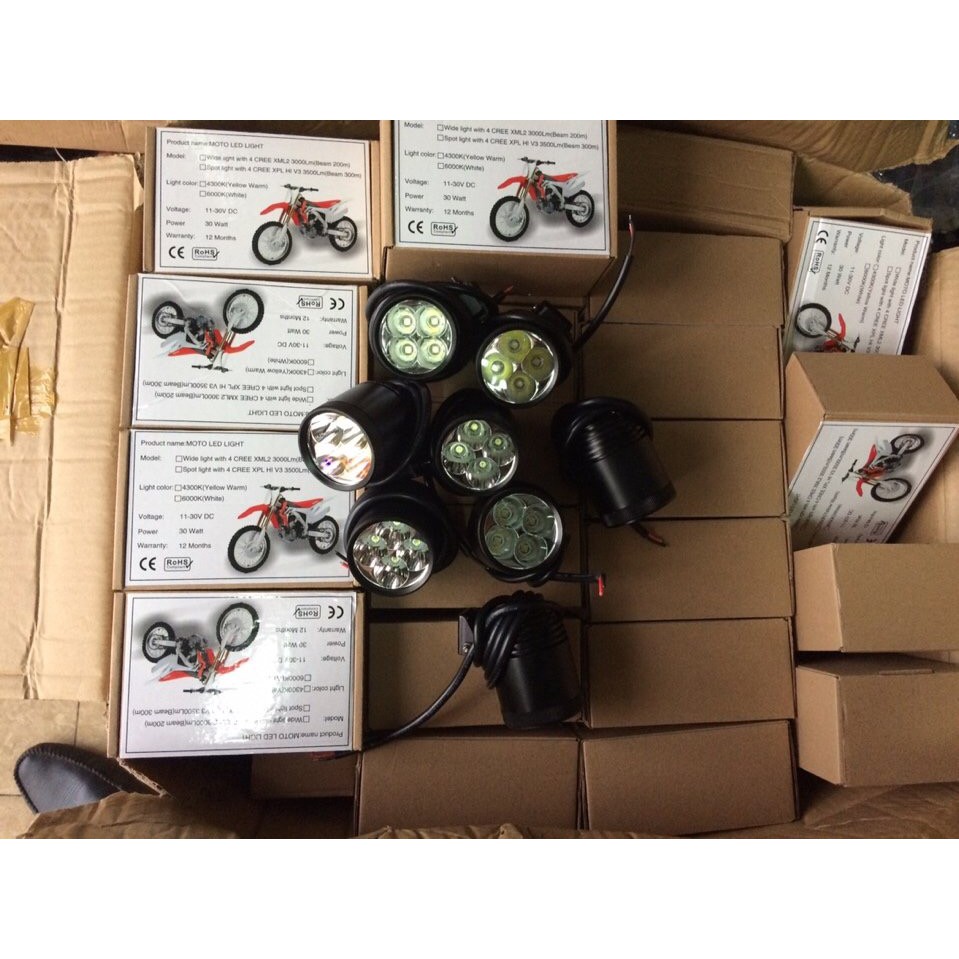 Đèn led siêu sáng L4x ánh tím cưc đẹp