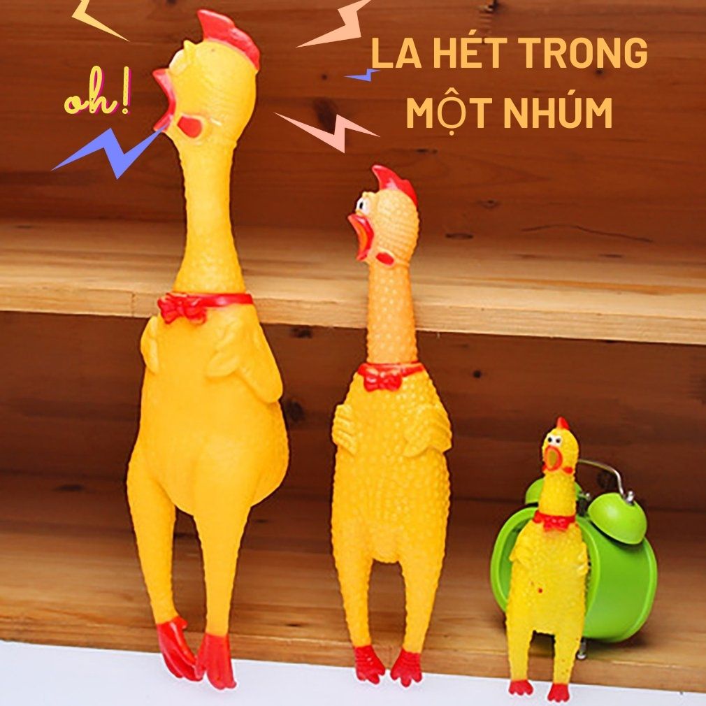 Đồ chơi gà phát ra tiếng kêu vui nhộn 17cm