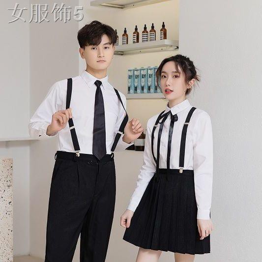 [Bộ đồ ba mảnh] bộ kiểu đại học váy xếp ly Đồng phục JK ngắn áo blouse sinh viên nam mùa hè phiên bản Hàn Quốc