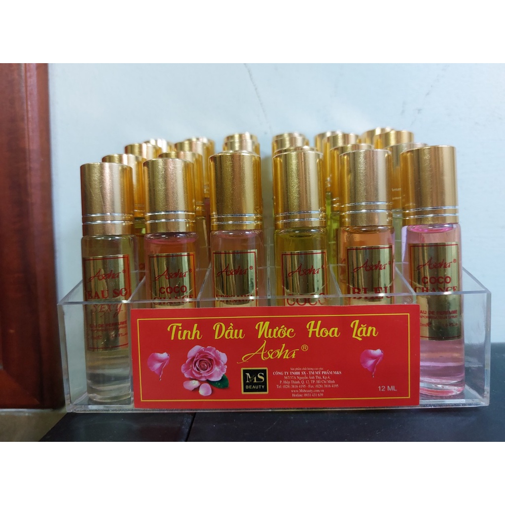 Nước Hoa Nam Nữ 12ml Lăn