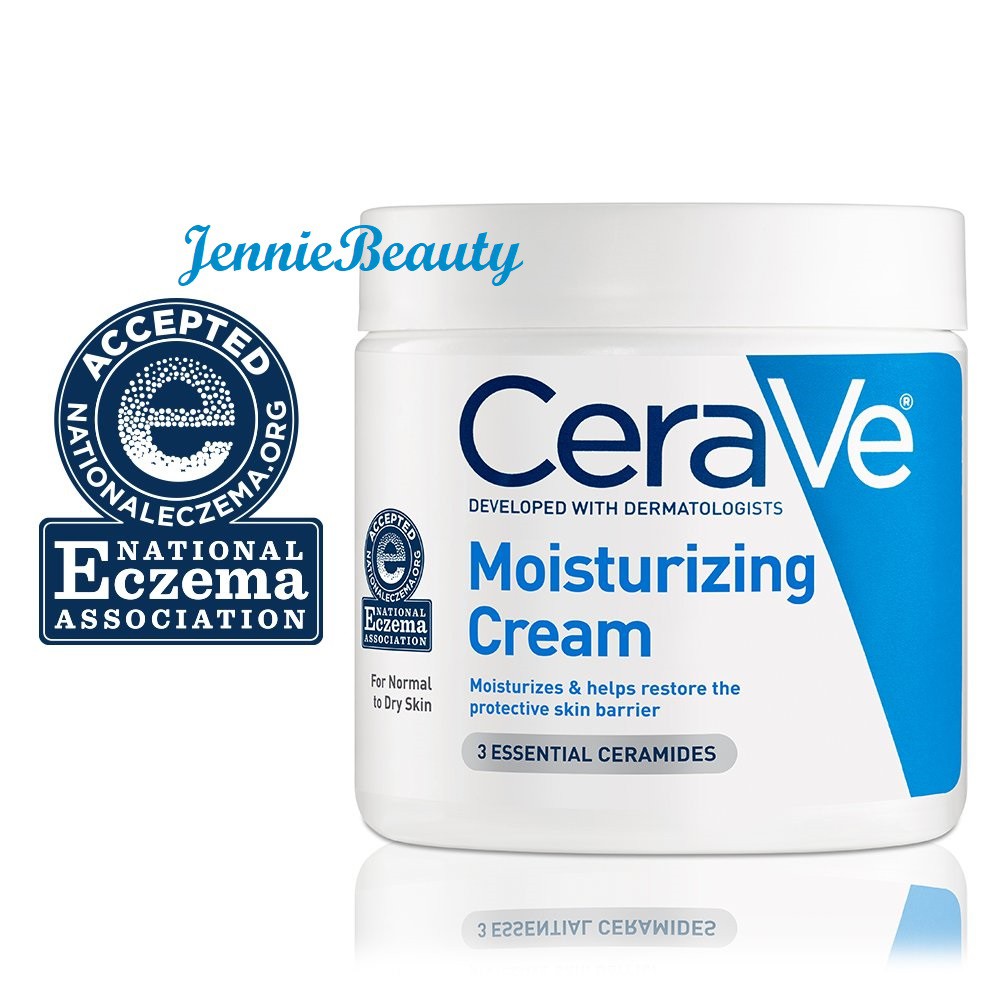 [Hàng USA] Kem dưỡng ẩm cho da thường đến da khô Cerave Moisturizing Cream for Normal to Dry Skin (340g)
