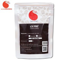 Cà phê đen nguyên chất hòa tan - Light Coffee - Gói 50gr