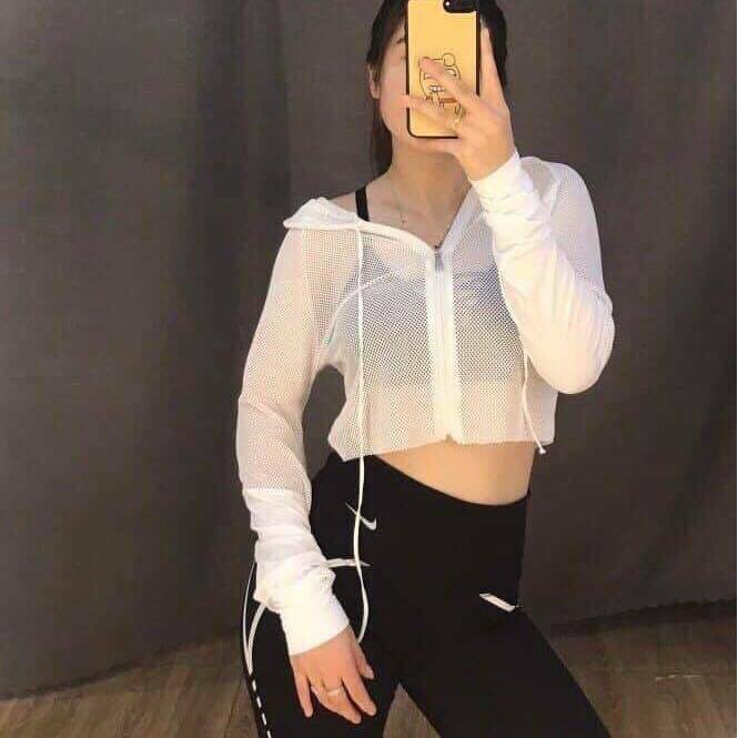 ÁO KHOÁC LƯỚI CÓ NÓN