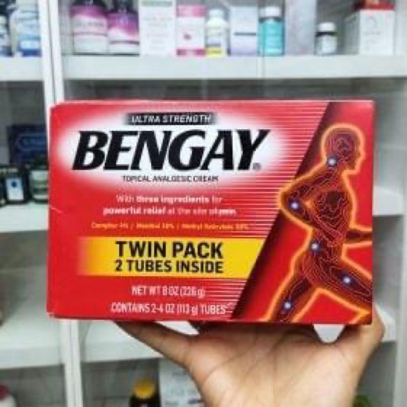 Dầu nóng xoa bóp BENGAY Mỹ hộp 2 tuýp x 113 gr